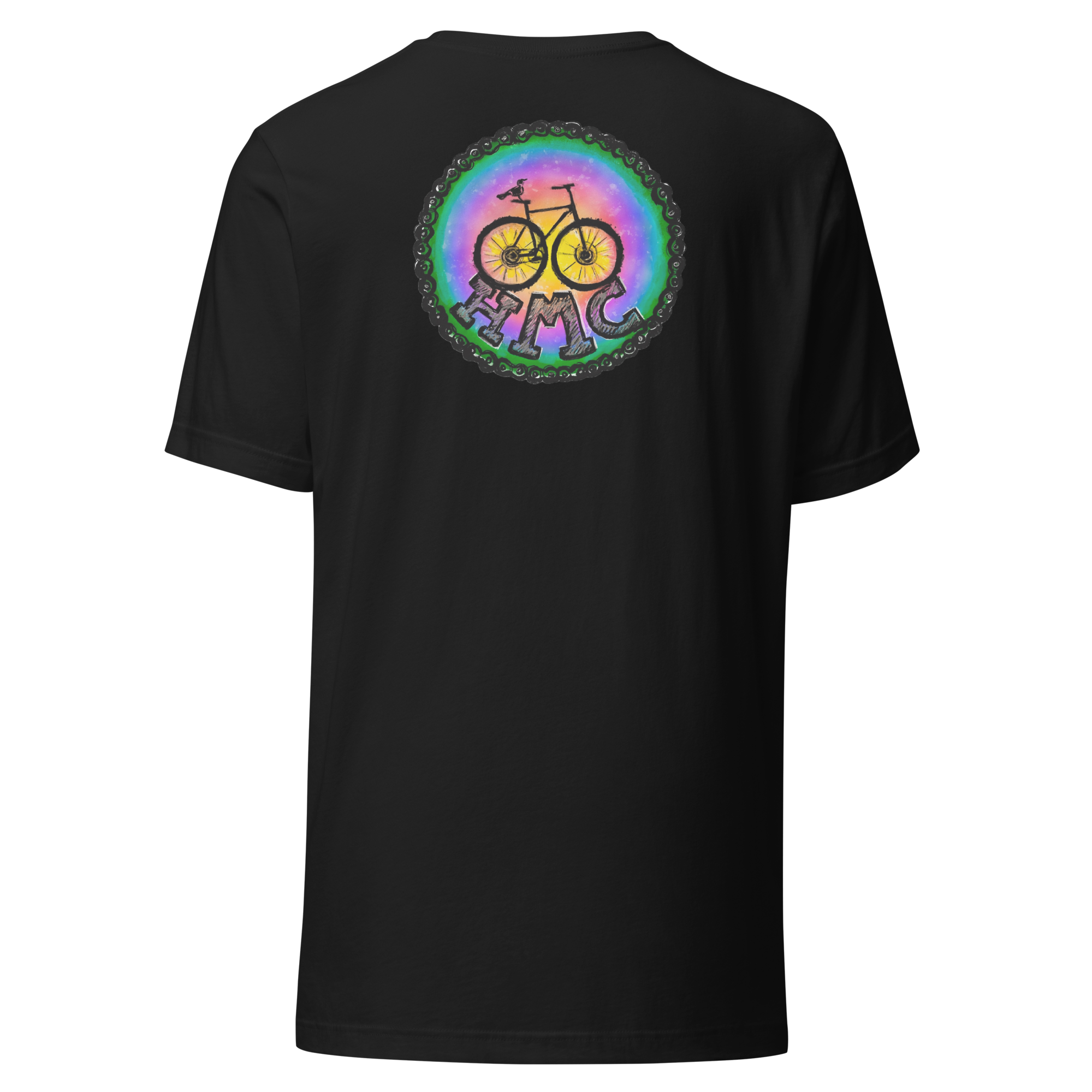 Black Unisex t-shirt HMC Crow