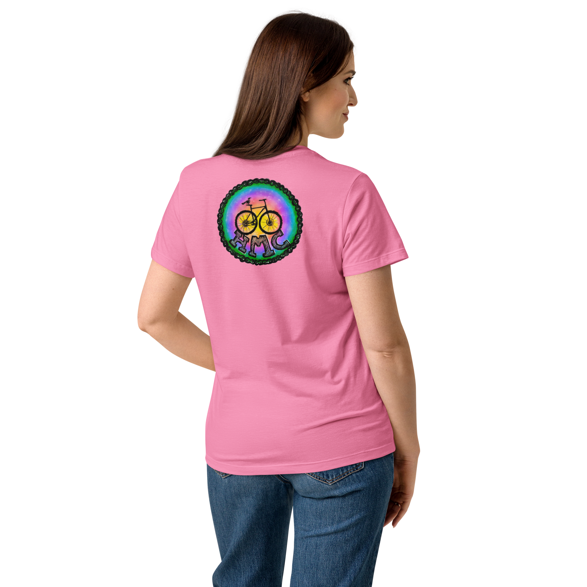 Pink Women’s basic softstyle t-shirt HMC Crow