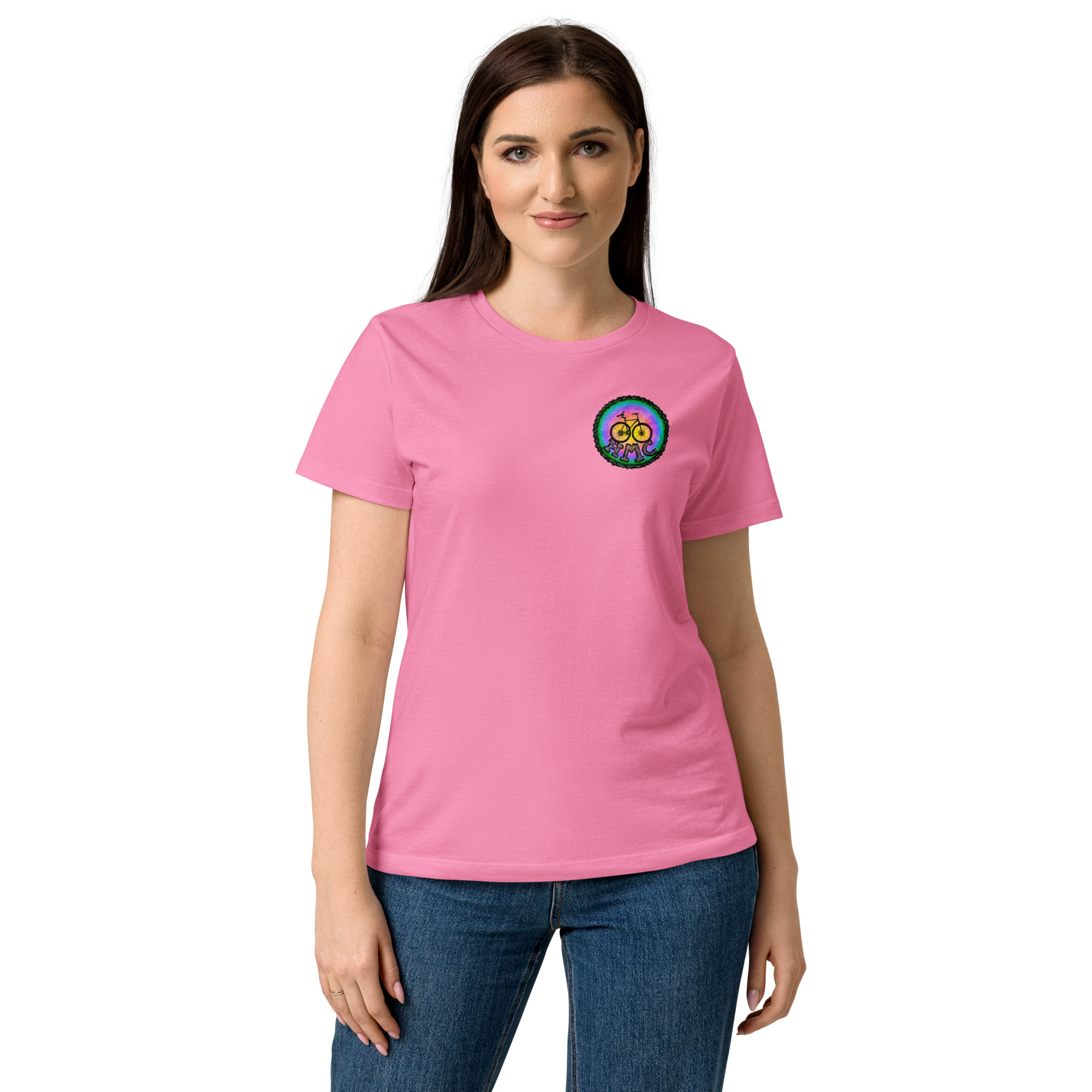 Pink Women’s basic softstyle t-shirt HMC Crow
