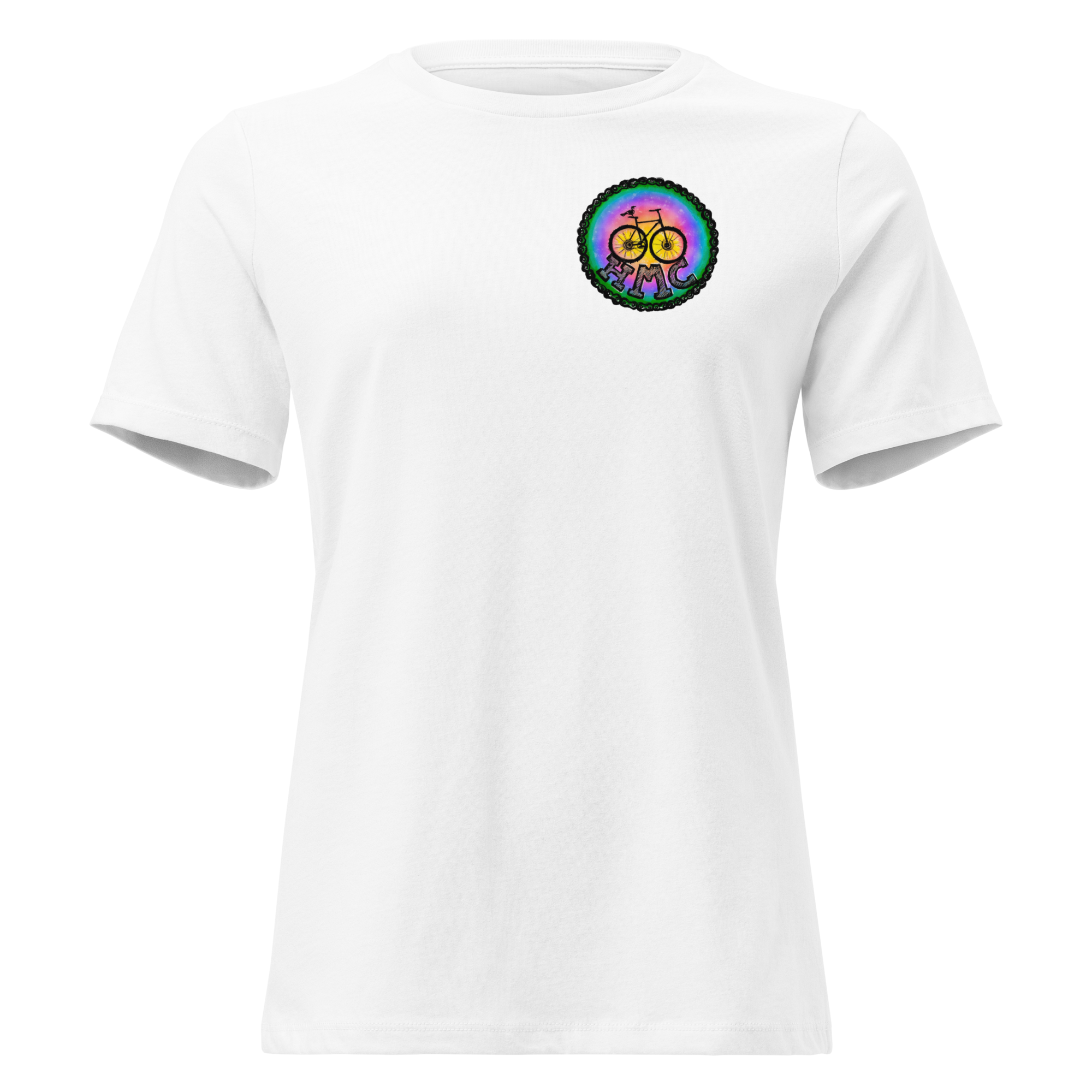 Women's Relaxed T-Shirt HMC Crow Front And Back