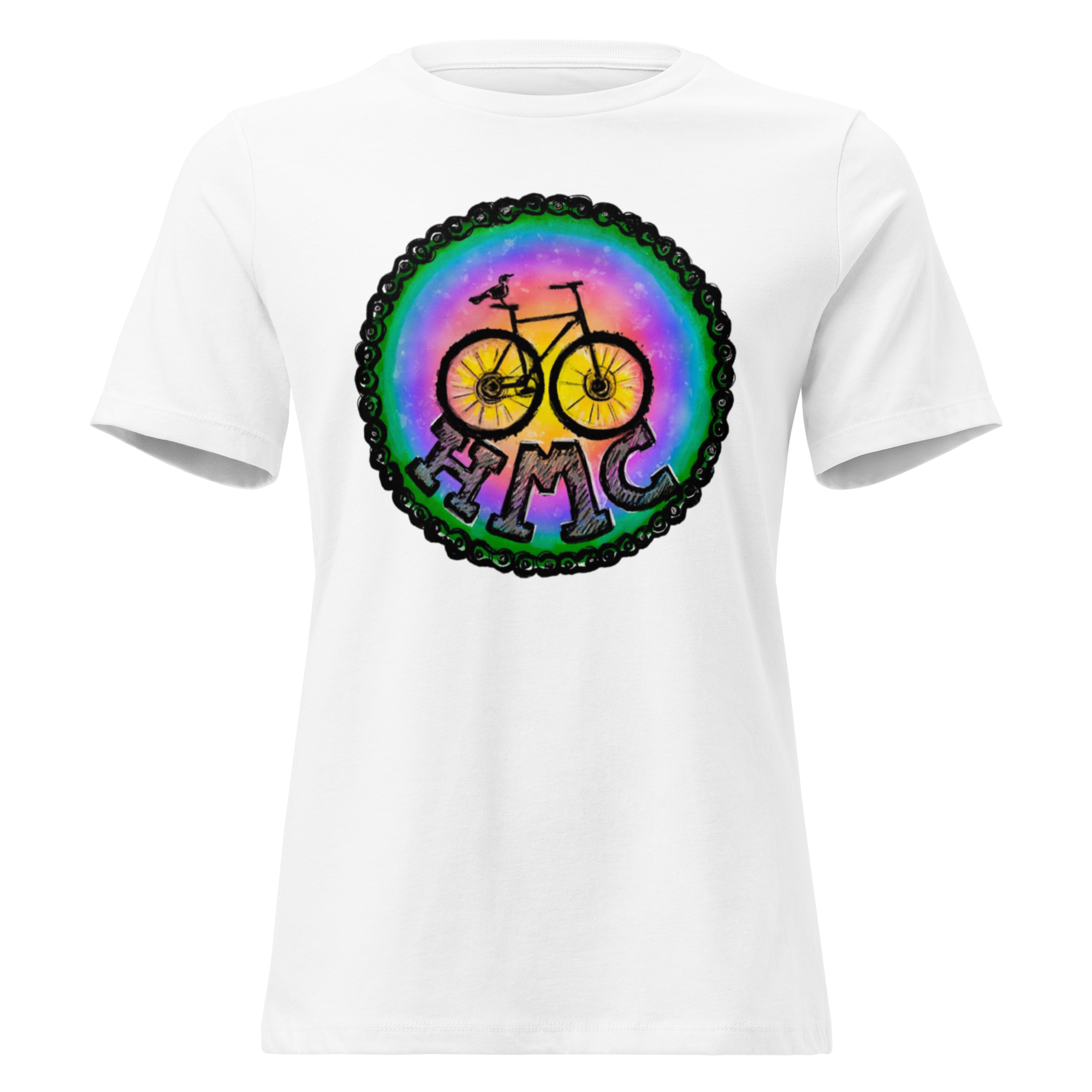 Women's Relaxed T-Shirt HMC Crow Front Only